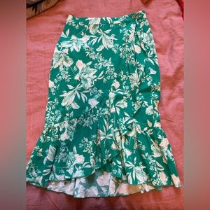 Beautiful Linen Blend Zara Wrap Skirt